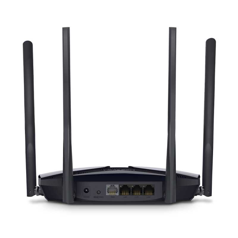 Mercusys MR80X | Router WiFi | AX3000 Dual Band, 4x RJ45 1000Mb/s - Zdjęcie 2