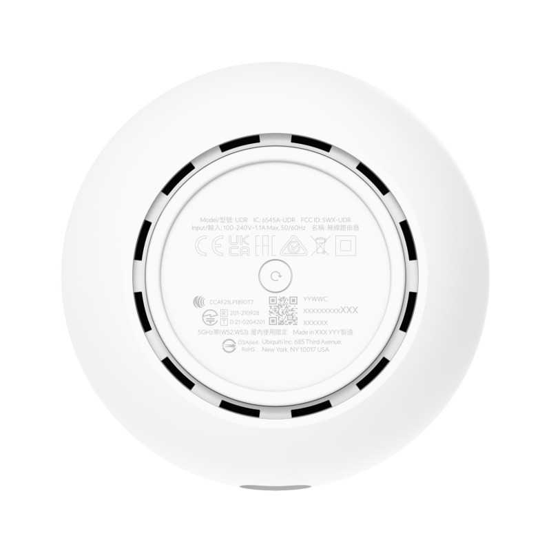 Ubiquiti UDR WiFi Router, UniFi Dream Router, 4x4 MIMO, Çift Bant, WiFi 6, 5x RJ45 1000Mb/s - Görsel 4