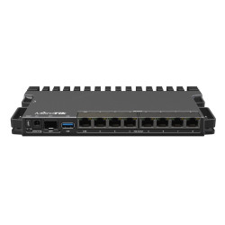 MikroTik RB5009UPr+S+IN | Router | 7x RJ45 1000Mb/s PoE, 1x RJ45 2.5Gb/s PoE, 1x SFP+, 1x USB 3.0 - Imagem 3