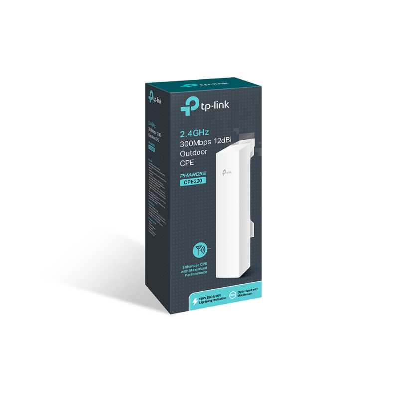 TP-Link CPE220 | Access point | MIMO, N300, 2x RJ45 100Mb/s, 12dBi - Obrázek 4