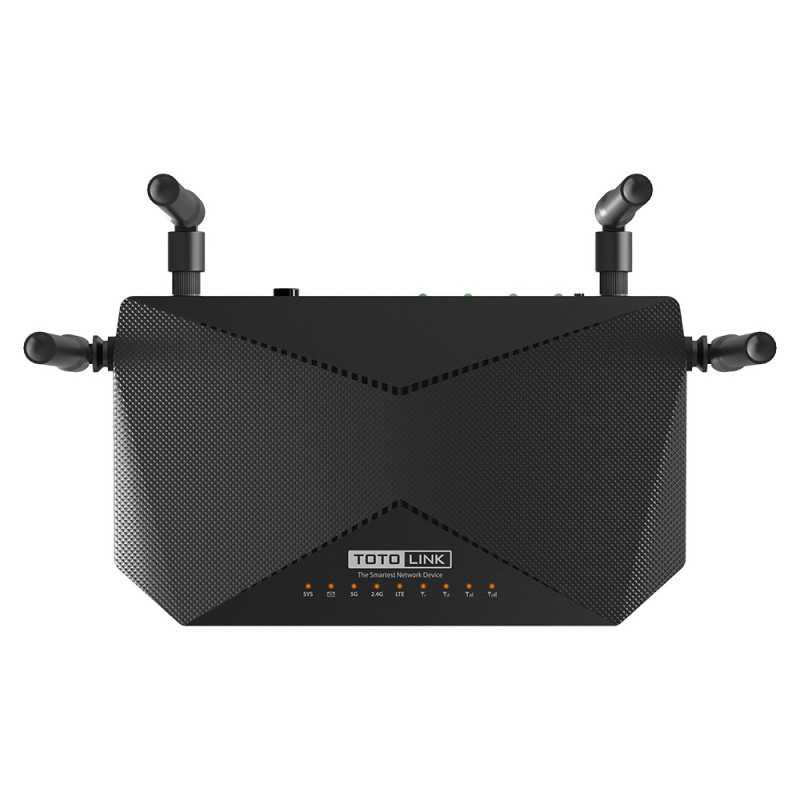Роутер WiFi Totolink LR1200GB, Wi-Fi 5, Двухдиапазонный, 4G LTE, 4x RJ45 1000Mb/s, 1x SIM - Изображение 4