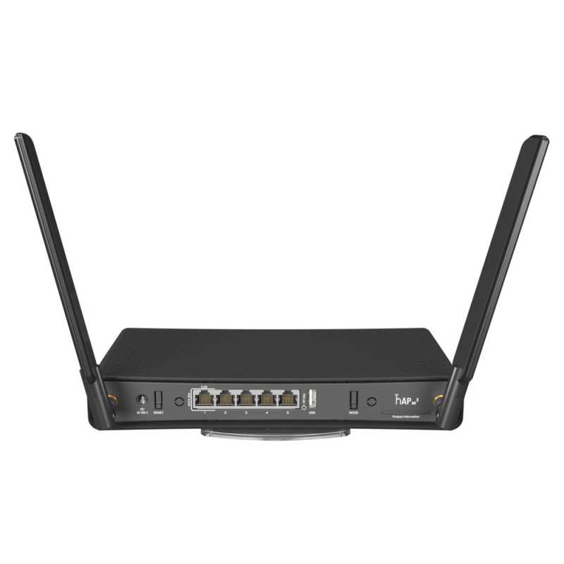 MikroTik hAP ax3 | Router wifi | C53UiG+5HPaxD2HPaxD, Dual Band, 4x RJ45 1000Mb/s, 1x RJ45 2.5Gb/s - Immagine 3