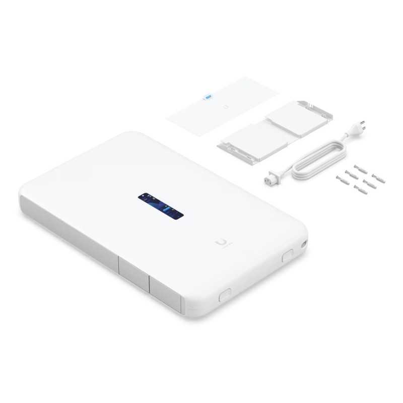 Ubiquiti UDW Dream Wall Konsolu, Wi-Fi 6, 10G SFP+, 1G RJ45 PoE++, 2.5G RJ45 WAN, Dokunmatik Ekran - Görsel 2