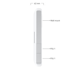 Ubiquiti UDW Dream Wall | Console | Wi-Fi6, 10G SFP+, 1G RJ45 PoE++, 2.5G RJ45 WAN, touchscreen - Imagem 5