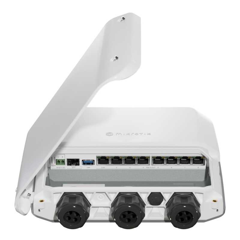 MikroTik RB5009UPr+S+OUT | Router | 7x RJ45 1000Mb/s PoE, 1x RJ45 2.5Gb/s PoE, 1x SFP+, 1x USB 3.0, IP66 - Obrázek 5