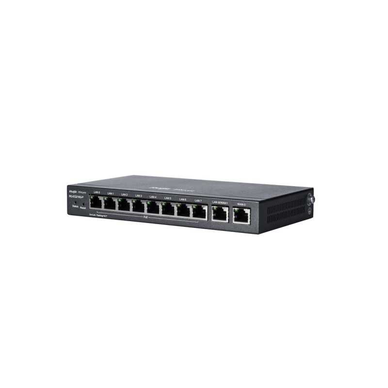 Роутер Ruijie Reyee RG-EG210G-P, 10x RJ45 1000Mb/s, 8x PoE+, 70W, 100 пользователей, облачное управление - Изображение 4