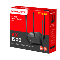 Роутер Wi-Fi Mercusys MR60X, AX1500, Wi-Fi 6, 3x RJ45 1000Mb/s, OFDMA, MU-MIMO, WPA3 - Изображение 3