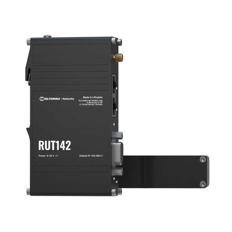 Teltonika RUT142 | Průmyslový router | WiFi 4, RS232, 2x RJ45 100 Mb/s, IP30 - Obrázek 4