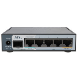 Mikrotik hEX S (2025) | Router | E60iUGS, 5x GbE RJ45, 1x...