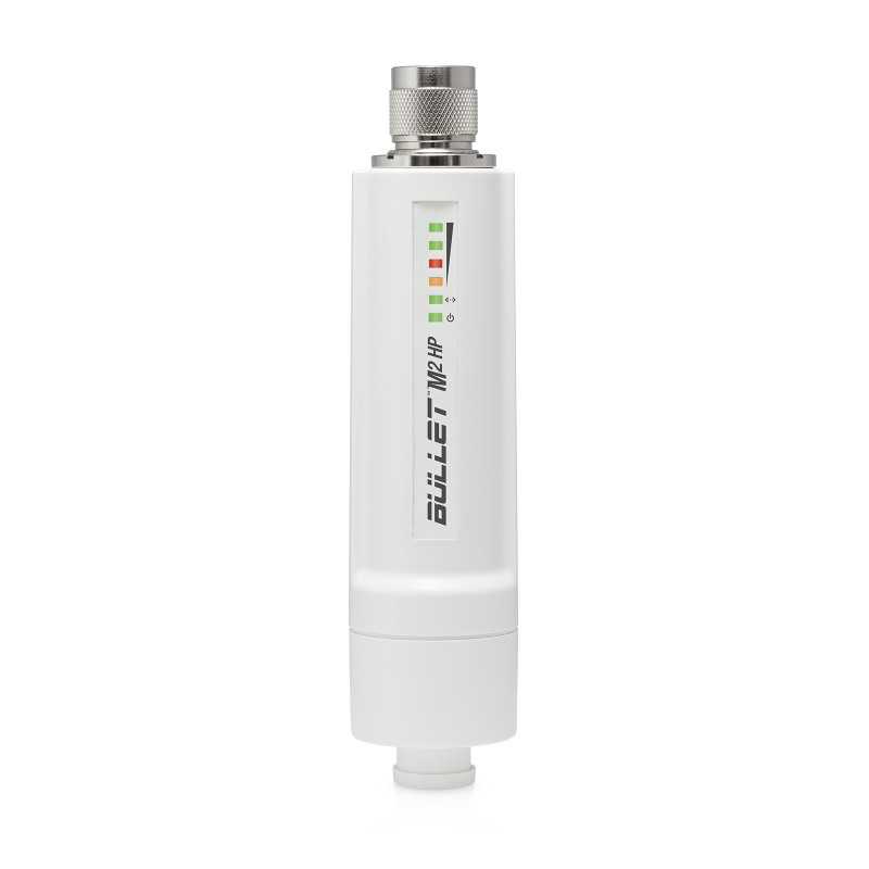 Ubiquiti BM2HP | Klientské zařízení | Bullet M2 HP, 2,4GHz, 1x RJ45 100Mb/s
