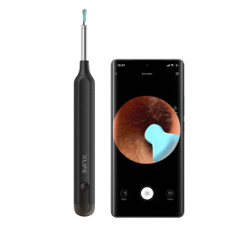 Otoscópio com câmera para limpeza de ouvidos XLife X1+ Preto, 1080p - Imagem 3