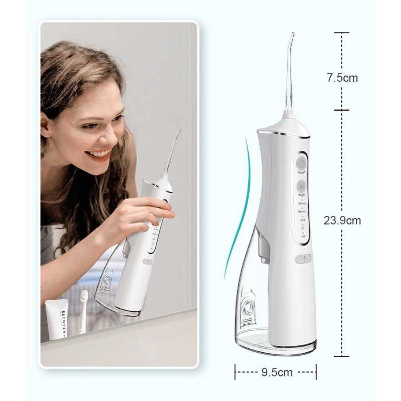 Extralink Beauty Intelligent Water Flosser L8 Biały | Irygator | 2000mAh, IPX7 - Zdjęcie 3