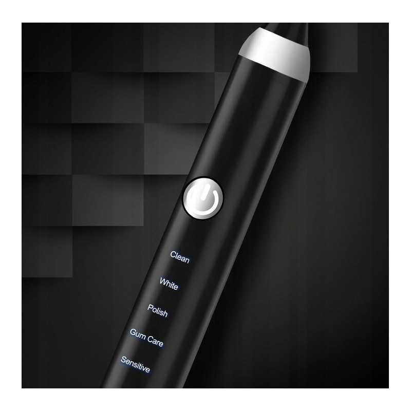 Cepillo de dientes sónico Extralink, negro, 5 modos - Imagen 3