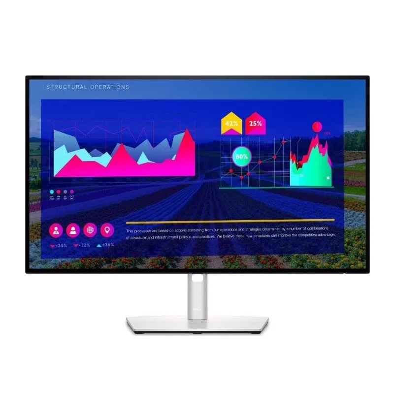 DELL U2722D MONITOR 27" IPS WQHD 1X HDMI, 2X DP, HUB USB (220-AYUK)