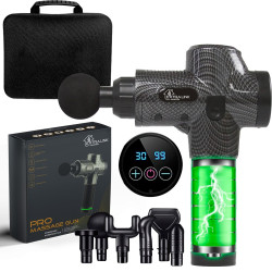 Extralink Massage Gun Pro | Pistola de masaje | 3800 RPM,...