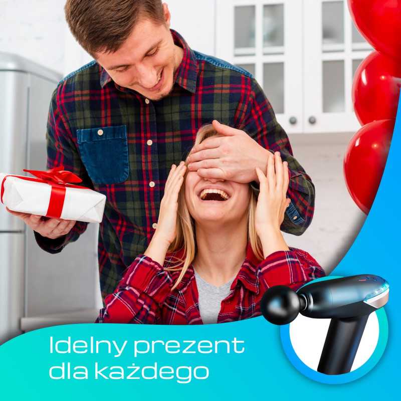 Extralink Massage Gun Lite | Pistola de Massagem | 3200 RPM, 6 pontas intercambiáveis - Imagem 9