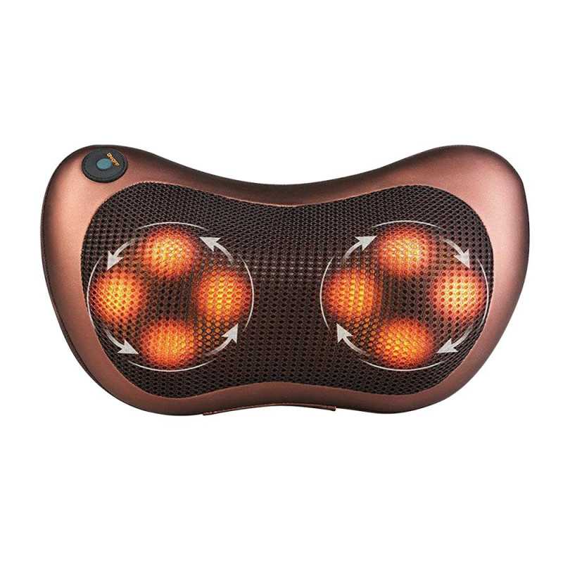Travesseiro Massageador Extralink Smart Life, 8 Cabeças de Massagem, Alimentação AC/DC - Imagem 2