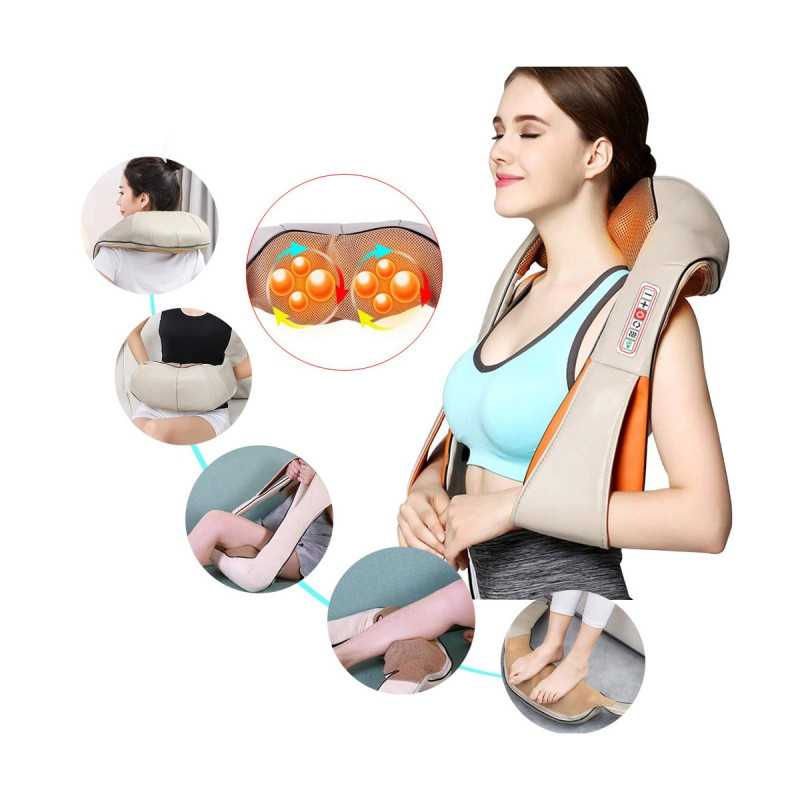 Extralink Smart Life Nackenmassager, 3 Geschwindigkeiten, 24W, AC/DC Stromversorgung - Bild 4
