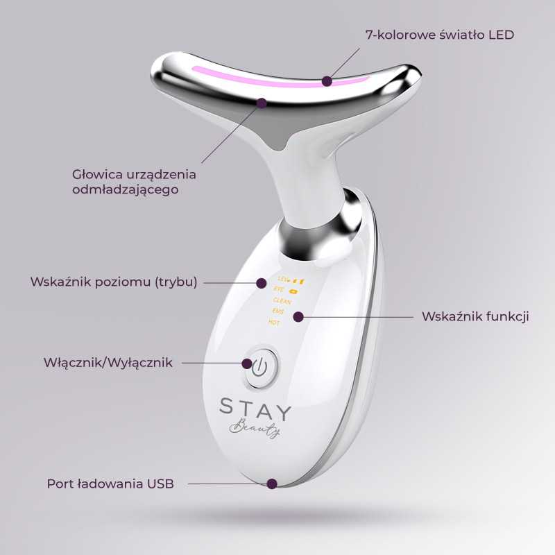 STAY BEAUTY ELEKTRYCZNY MASAŻER DO SZYI S8 - Imagem 2