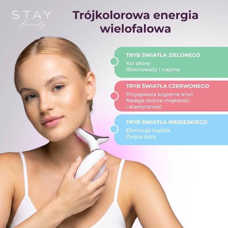 STAY BEAUTY ELEKTRYCZNY MASAŻER DO SZYI S8 - Imagem 4