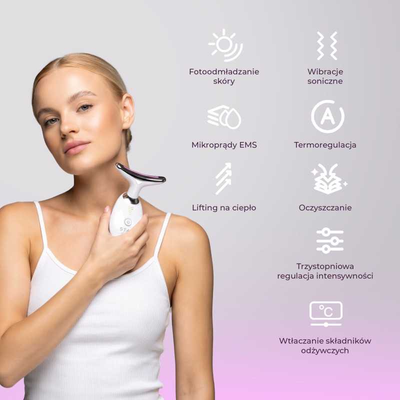 Stay Beauty S8 | Elektryczny masażer do szyi | - Zdjęcie 5