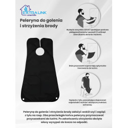 Extralink Beard Shaving Cape | Capa de afeitado y corte...