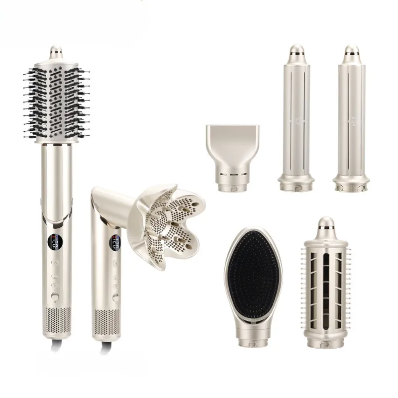 Stay Beauty M-17959L | Lokówko-suszarka składana 8w1 | z jonizacją, 1400W, 8 nasadek, zestaw do stylizacji - Zdjęcie 2