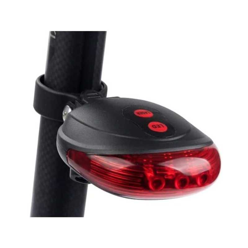 Lanterna Traseira para Bicicleta Extralink, Laser 5 LED que Delimita Linhas - Imagem 3