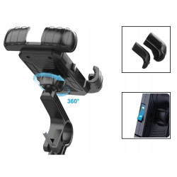 Soporte Antichoque para Bicicleta Extralink para Teléfono en el Manillar - Imagen 4