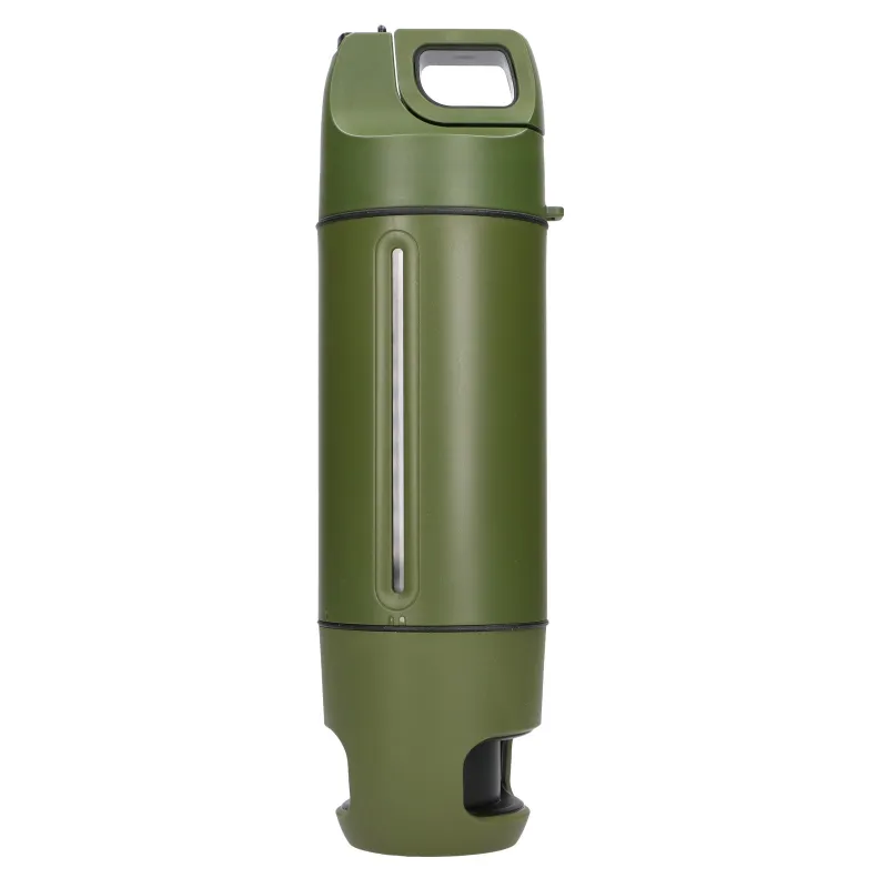 Purisoo+ Zielona | Butelka z Systemem Filtrującym | z Pompką, 400ml, filtr UF + ACF - Zdjęcie 4