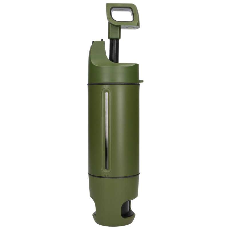 Purisoo+ Verde | Bottiglia con Sistema Filtrante | con Pompa, 400ml, filtro UF + ACF - Immagine 5
