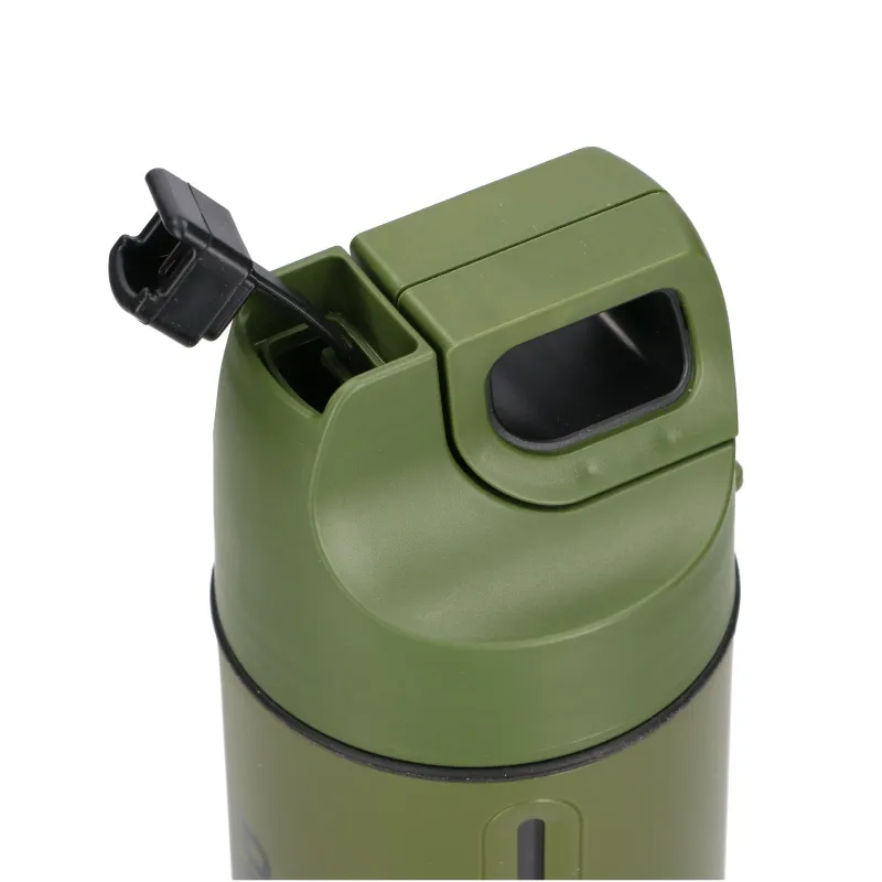 Purisoo+ Yeşil | Filtreleme Sistemli Şişe | Pompalı, 400ml, UF + ACF filtre - Görsel 8