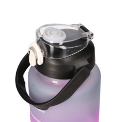 EXTRALINK BIDON MOTYWACYJNY 3W1 ZESTAW RÓŻOWY-CZARNY 2000ML+900ML+300ML - Imagem 3