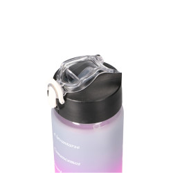 EXTRALINK BIDON MOTYWACYJNY 3W1 ZESTAW RÓŻOWY-CZARNY 2000ML+900ML+300ML - Imagem 5