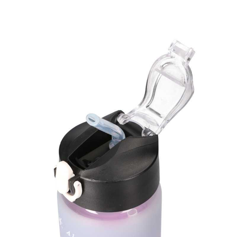 EXTRALINK BIDON MOTYWACYJNY 3W1 ZESTAW RÓŻOWY-CZARNY 2000ML+900ML+300ML - Imagem 6