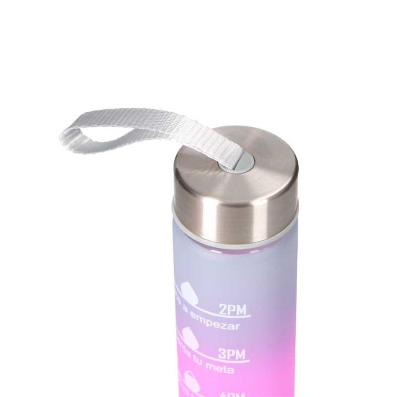 EXTRALINK BIDON MOTYWACYJNY 3W1 ZESTAW RÓŻOWY-CZARNY 2000ML+900ML+300ML - Imagem 7