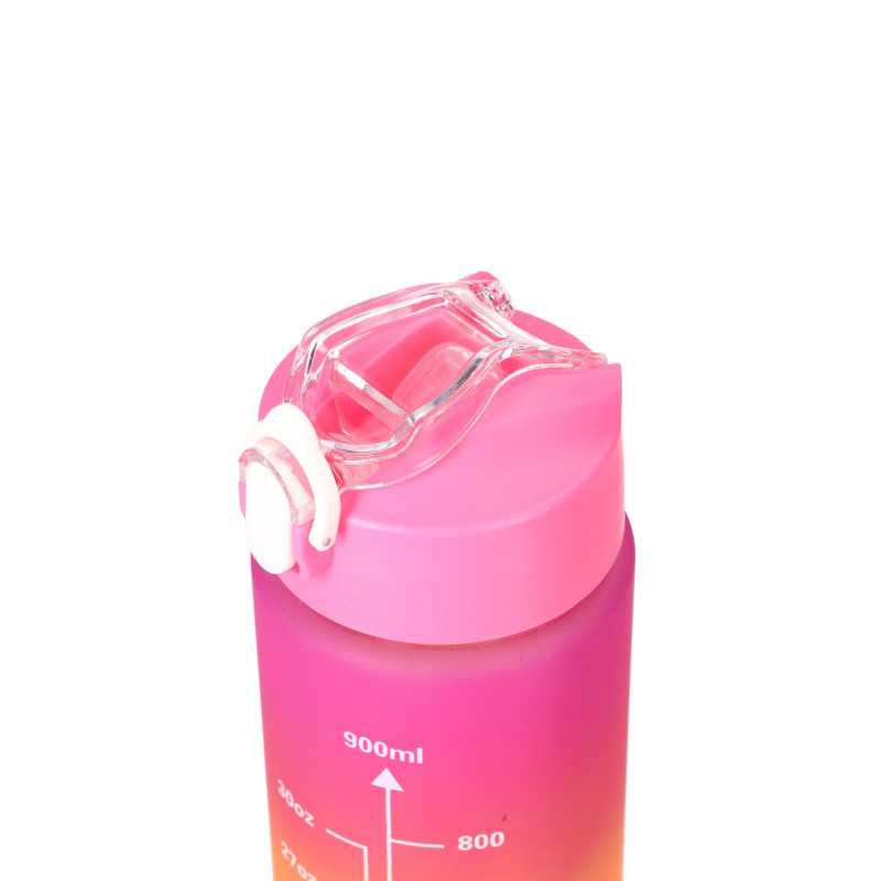 EXTRALINK BIDON MOTYWACYJNY 3W1 ZESTAW RÓŻOWY-POMARAŃCZOWY 2000ML+900ML+300ML - Imagem 5