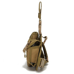 Extralink Military Modular Tactical Thigh Panel with Pistol Holster Molle ASG MIL-1118 - Image 3