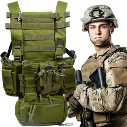 Chaleco Táctico Militar Extralink Molle Protector Airsoft ASG MIL-1122 - Imagen 3