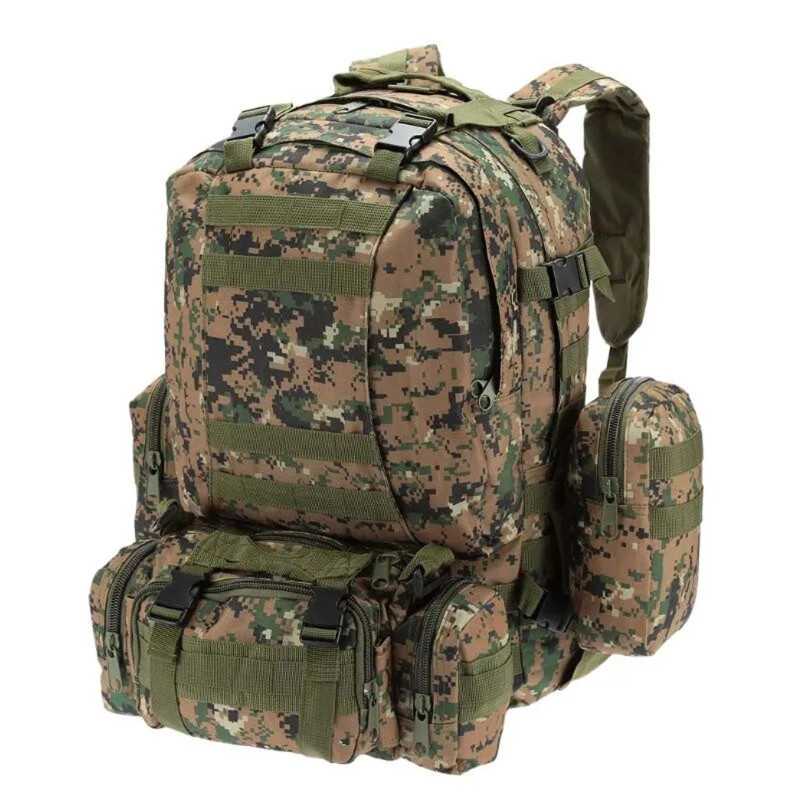 Mochila Militar Extralink Tática 4 em 1 Escolar de Viagem Sobrevivência 50L MIL-668 - Imagem 2