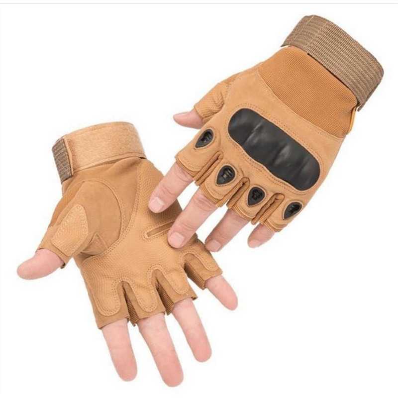 Extralink Militär Taktische Kampfhandschuhe Überlebenshandchuhe ohne Finger L mil-694 - Bild 2