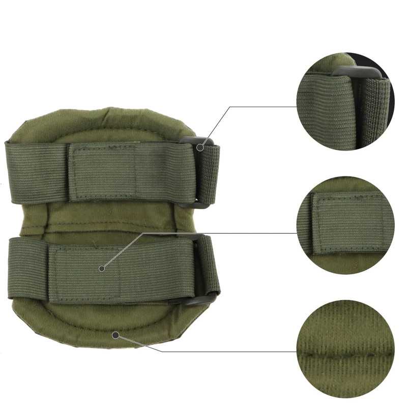 Protetores de Joelhos e Cotovelos Extralink Military, Joelheiras Táticas ASG MIL-686 - Imagem 3