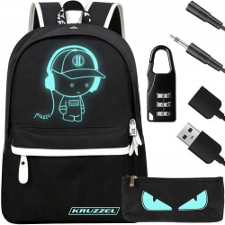 Mochila Brillante USB Extralink Kruzzel - Imagen 2