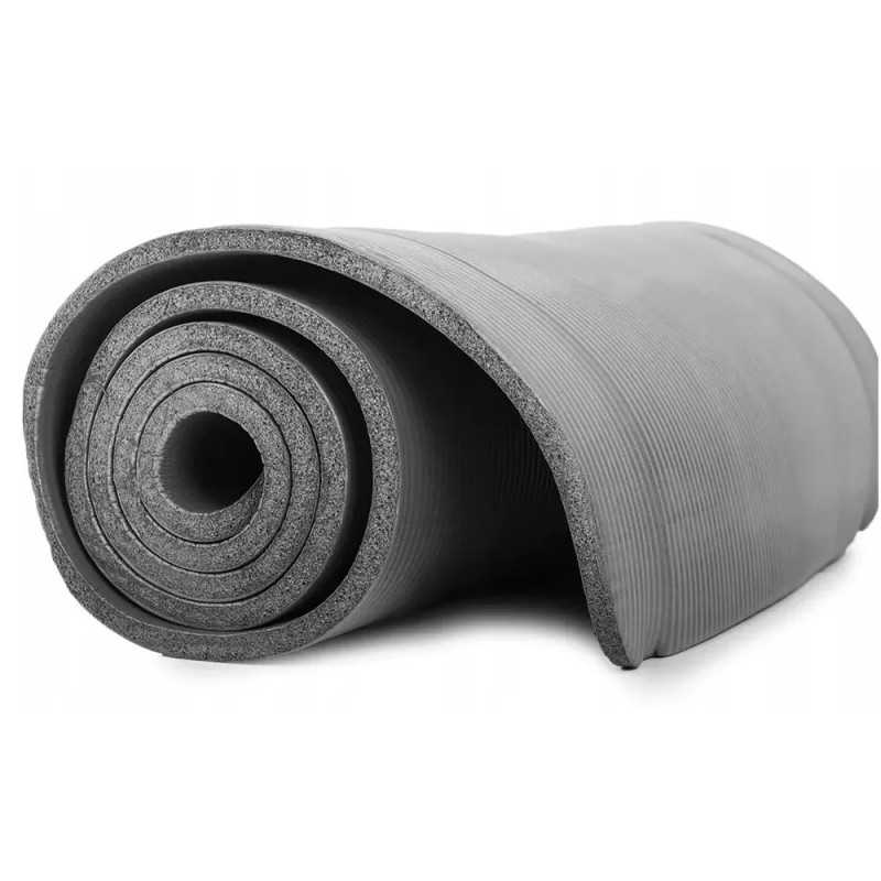 Extralink | Trainingsmatte | Fitness, Yoga, Aerobic, grau, 180x60cm - Bild 2