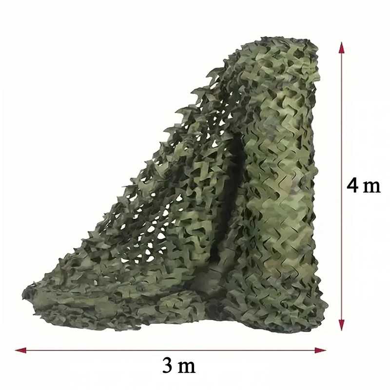 Black Forest Tarnnetz, Militärgarten Camouflage 3x4m Abdeckung - Bild 3