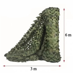 Black Forest Kamuflaj Ağı, Askeri Bahçe Kamuflaj 3x6m - Görsel 3