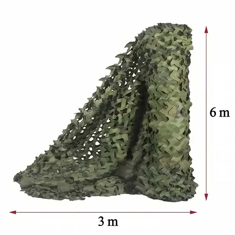 Black Forest Camouflage Netting, Military Garden Camouflage 3x6m Camo Cover - Image 3