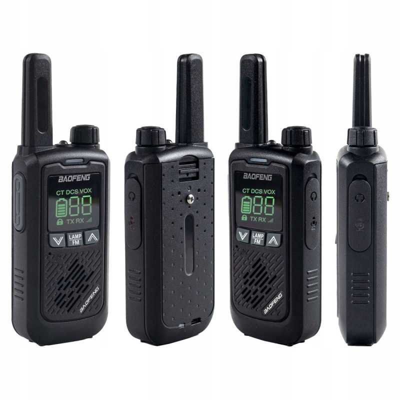 Рация Baofeng BF-T17 Черная 2-Pack, радиотелефон - Изображение 4