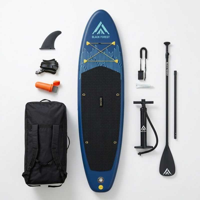 Extralink SUP Board 350x81x15cm Navy Blue | Inflatable board + accessories | Set, SUP-4035