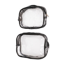 BLACK FOREST PLECAK PODRĘCZNY KABINOWY PODRÓŻNY 45X20X30 CM + 2x KOSMETYCZNA - KM03 SZARY - Изображение 10